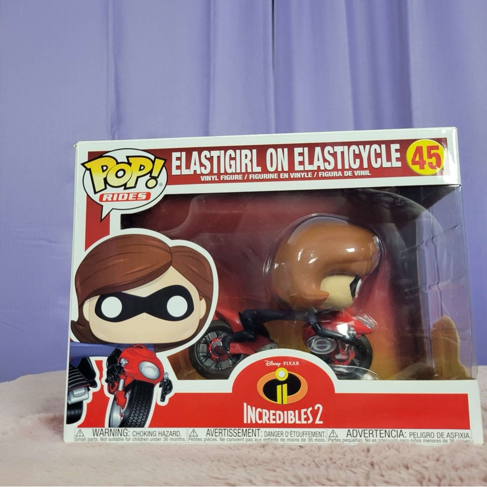 Funko POP! Rides Elastigirl On Elasticycle Figure #45